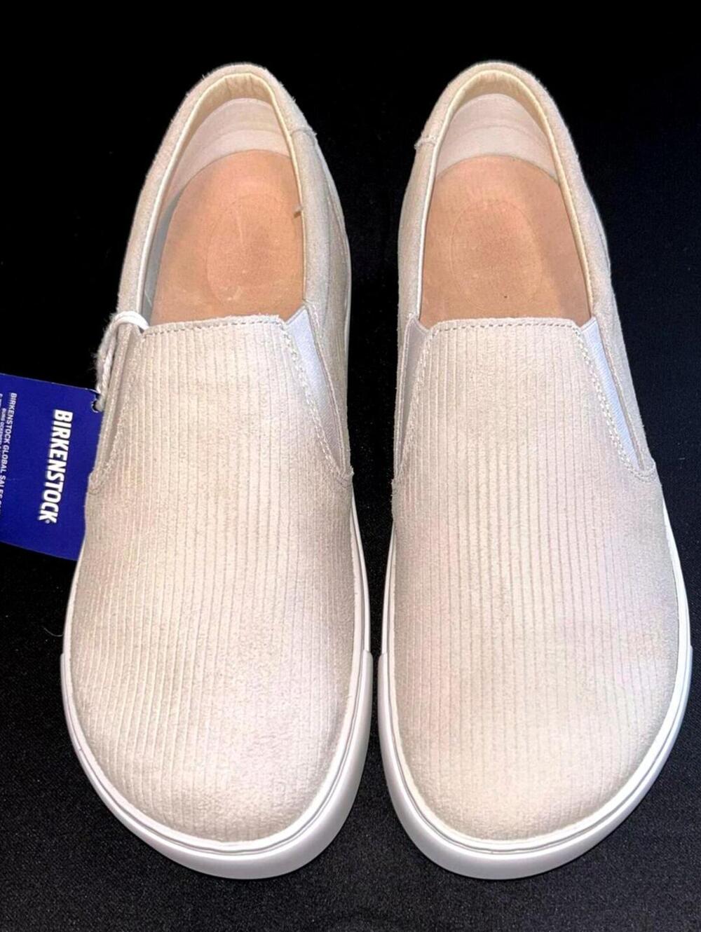 Birkenstock Oswego Suede Leather Shoe  "Antique White" Men 7.5 / Women 9 | NWT